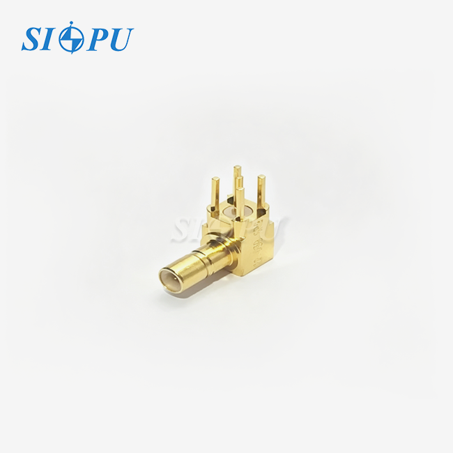 SSMB Male Right Angle PCB Mount Connector